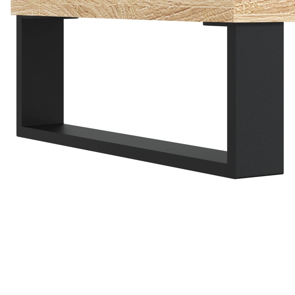 Visoka komoda hrasta sonome 69,5x34x180cm od konstruiranog drva