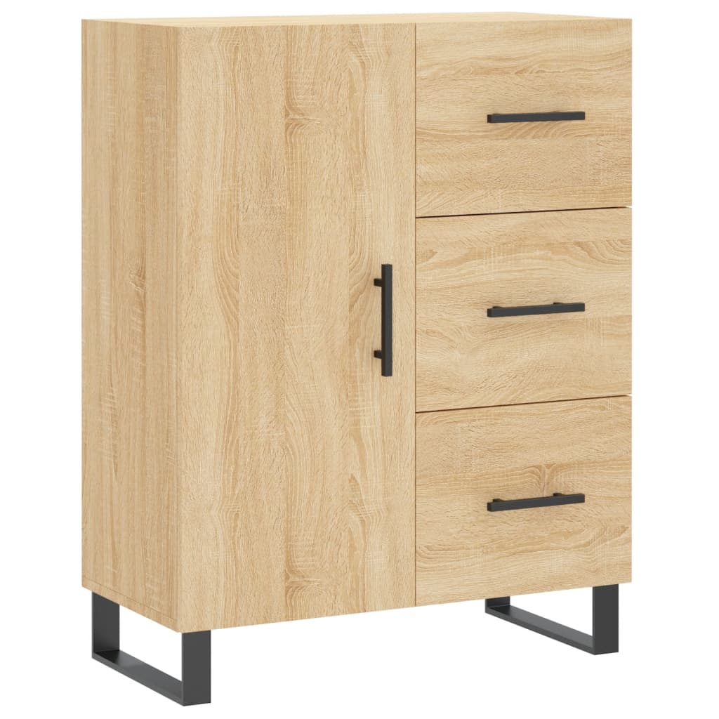 Visoka komoda hrasta sonome 69,5x34x180cm od konstruiranog drva