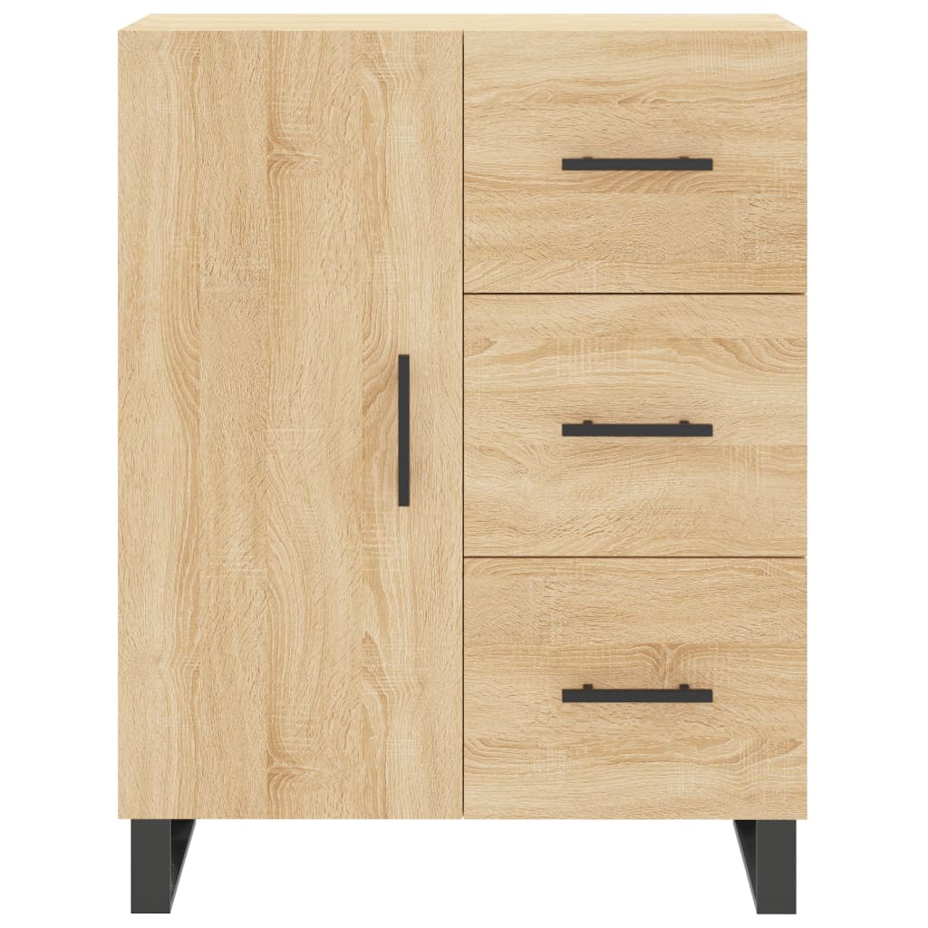 Visoka komoda hrasta sonome 69,5x34x180cm od konstruiranog drva