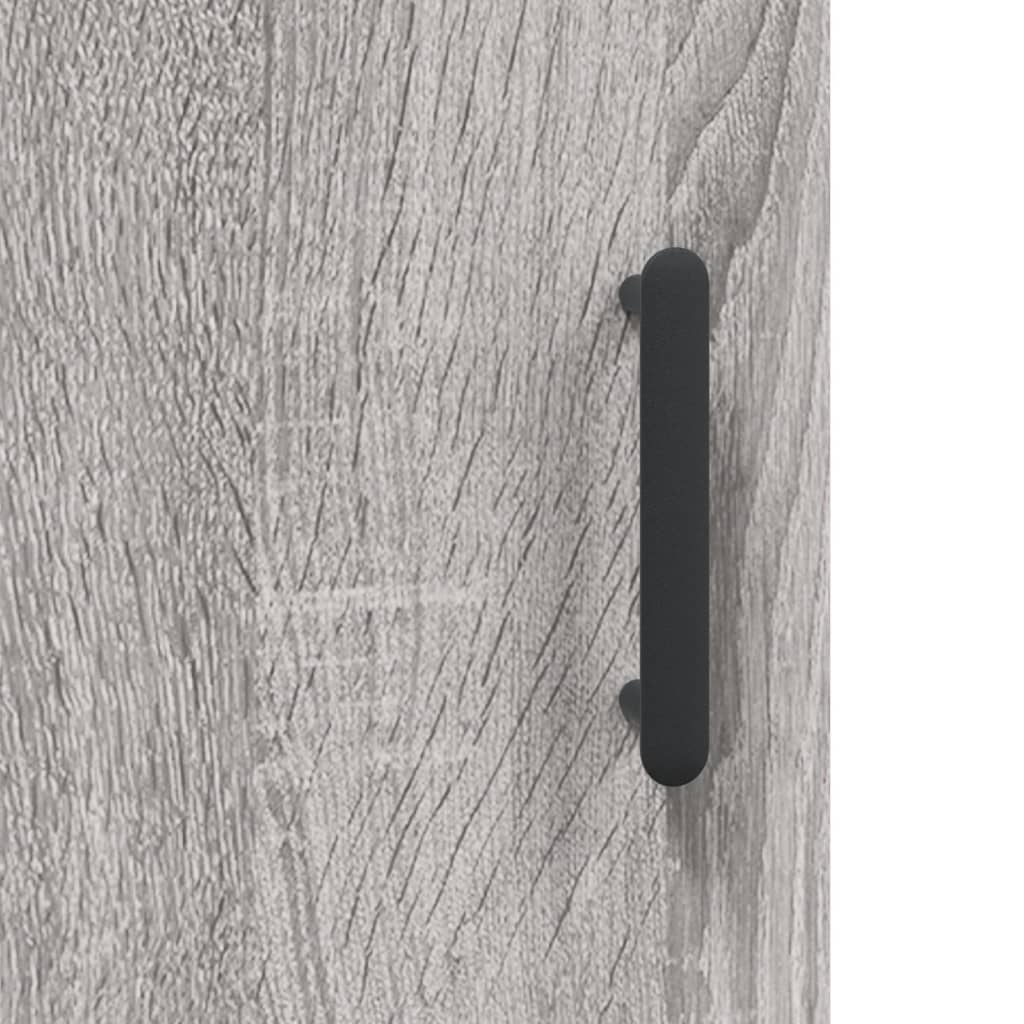 Visoka komoda siva sonome 69,5x34x180 cm od konstruiranog drva