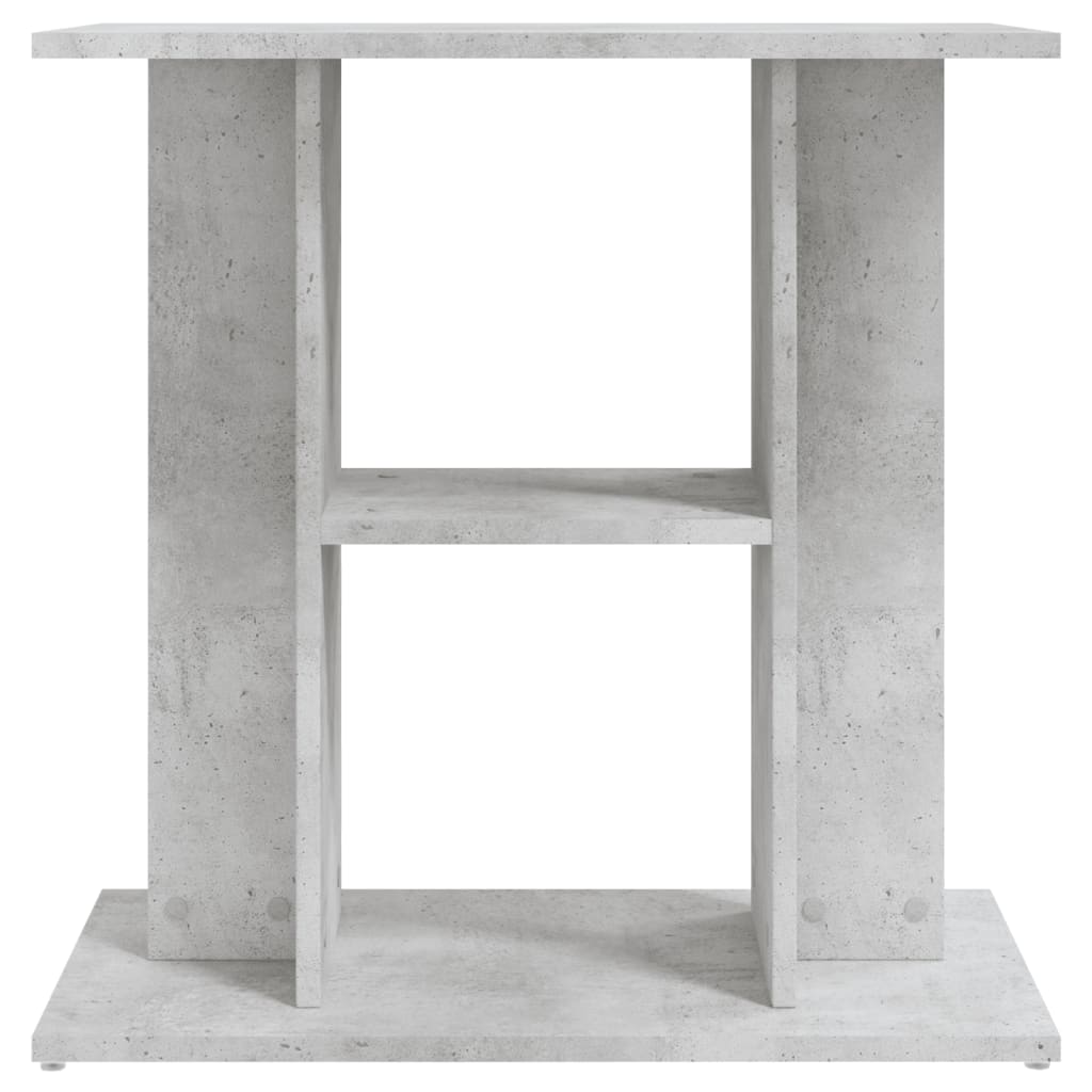 Stalak za akvarij Betonski Sivi 60x30x60 cm Konstruirano drvo