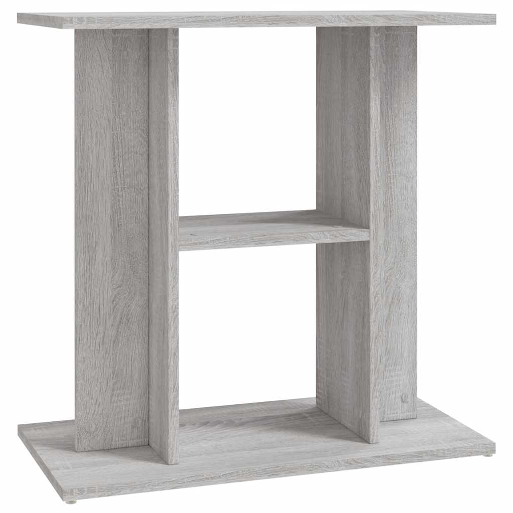 Stalak za akvarij sivi sonoma 60x30x60 cm, inženjerski drvo