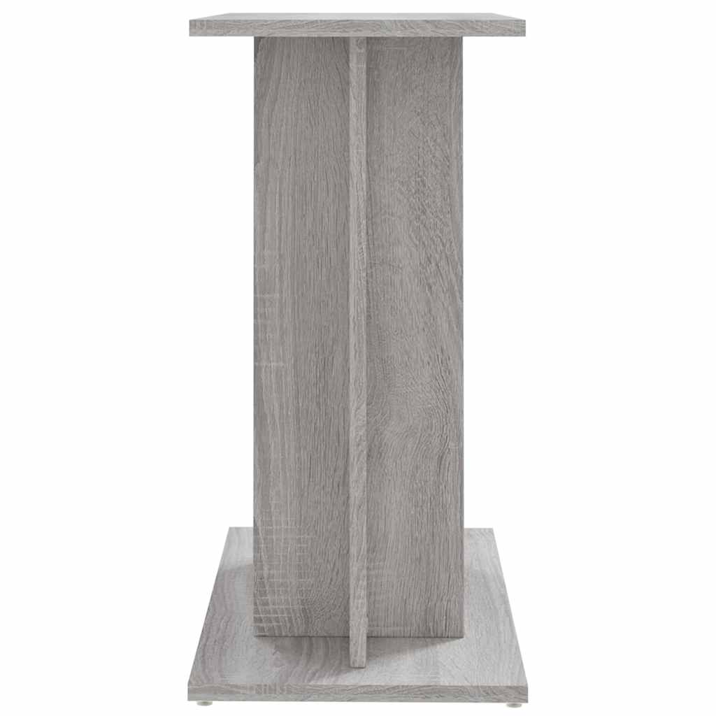 Stalak za akvarij sivi sonoma 60x30x60 cm, inženjerski drvo