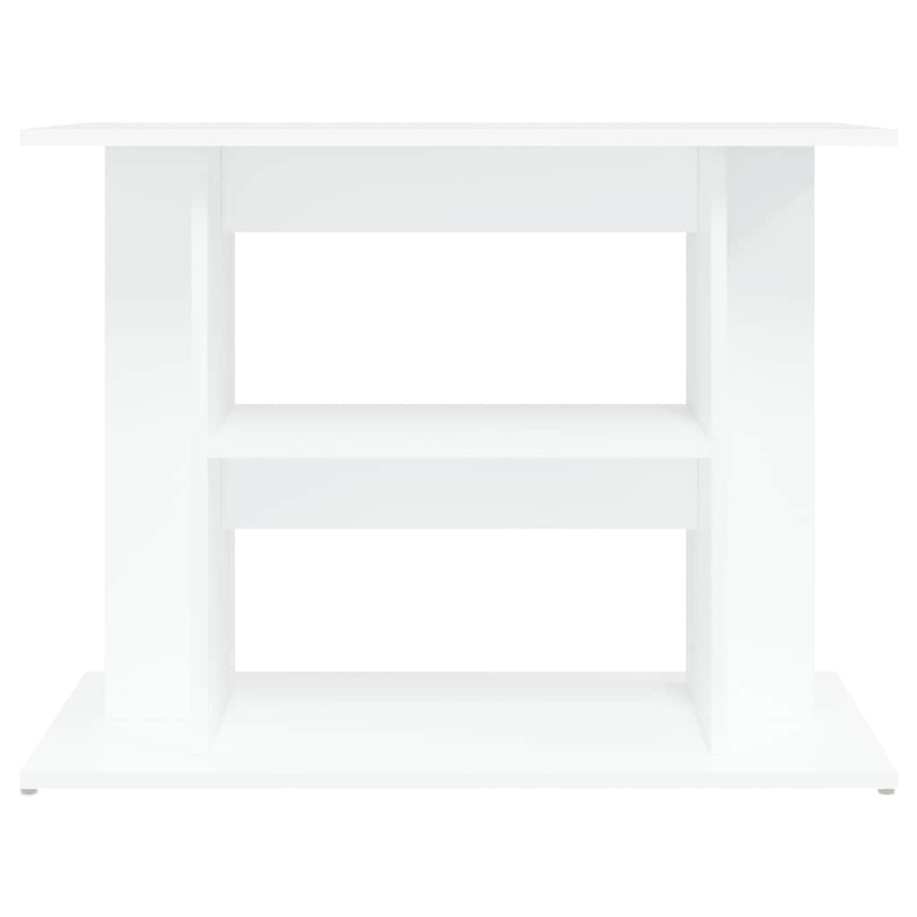 Stalak za akvarij bijeli 80 x 35 x 60 cm od konstruiranog drva