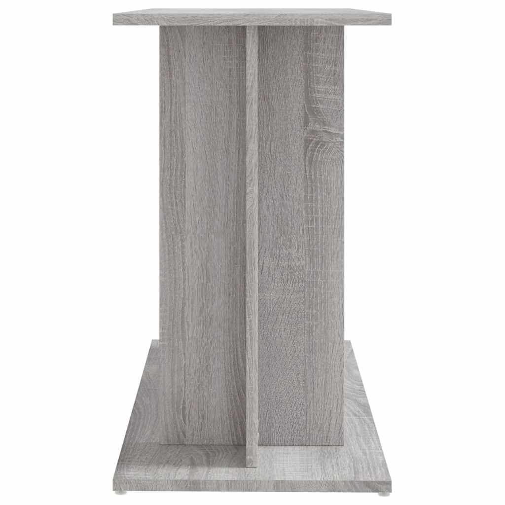 Stalak za akvarij sivi sonoma 80x35x60 cm inženjerski drvo