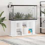Stalak za akvarij bijeli 120 x 40 x 60 cm od konstruiranog drva