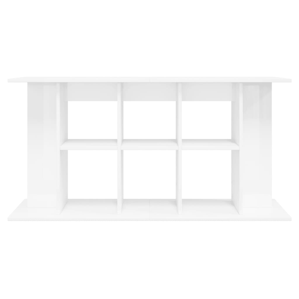 Stalak za akvarij sjajni bijeli 120x40x60 cm konstruirano drvo