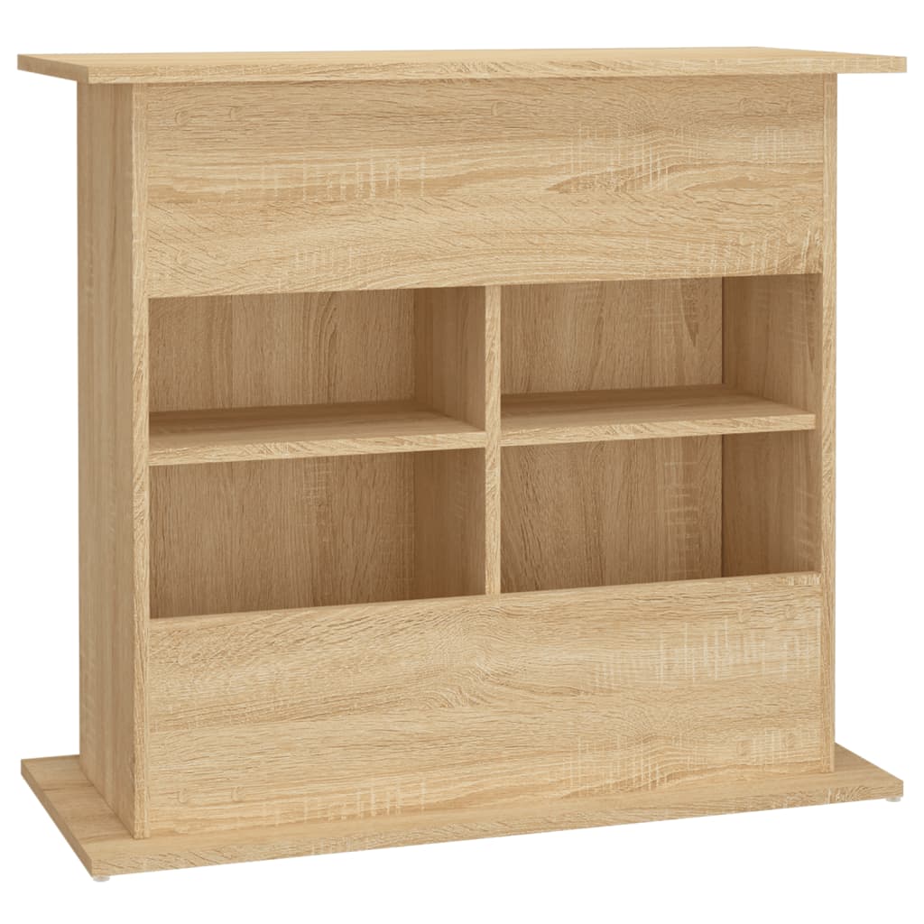 Stalak za akvarij Sonoma hrast 81x36x73 cm Konstruirano drvo
