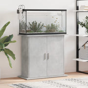 Stalak za akvarij Betonsko-sivi 81x36x73 cm Konstruirano drvo