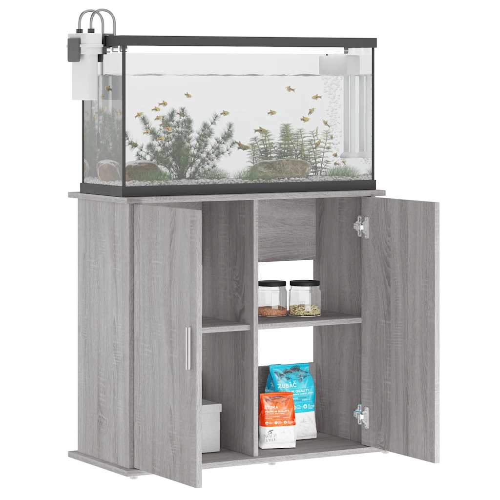 Stalak za akvarij boja hrasta 81 x 36 x 73 cm konstruirano drvo