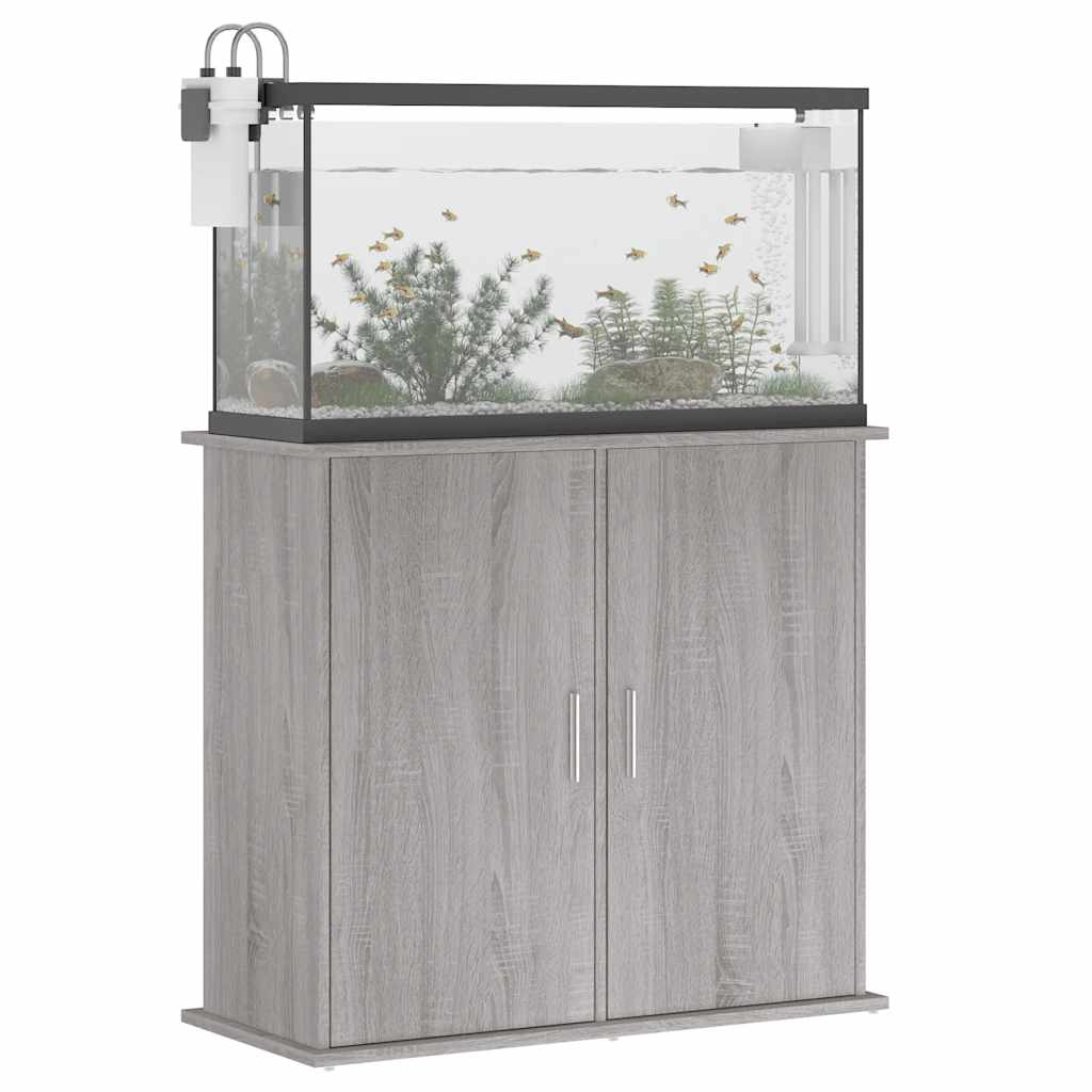 Stalak za akvarij boja hrasta 81 x 36 x 73 cm konstruirano drvo