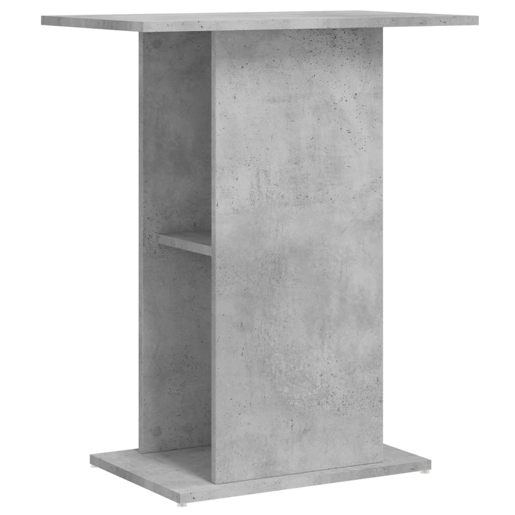 Stalak za akvarij Betonsko sivi 60,5x36x72,5 cm Konstruirano drvo