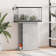 Stalak za akvarij boja betona 75x36x72,5 cm konstruiranog drva
