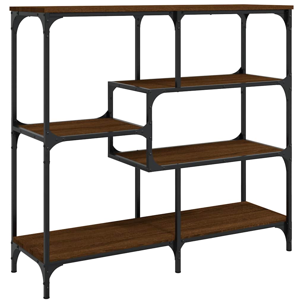 Konzolni stol boja smeđeg hrasta 103x32x95 cm konstruirano drvo