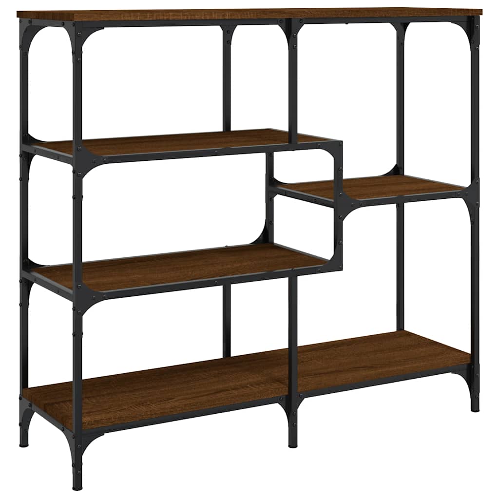 Konzolni stol boja smeđeg hrasta 103x32x95 cm konstruirano drvo