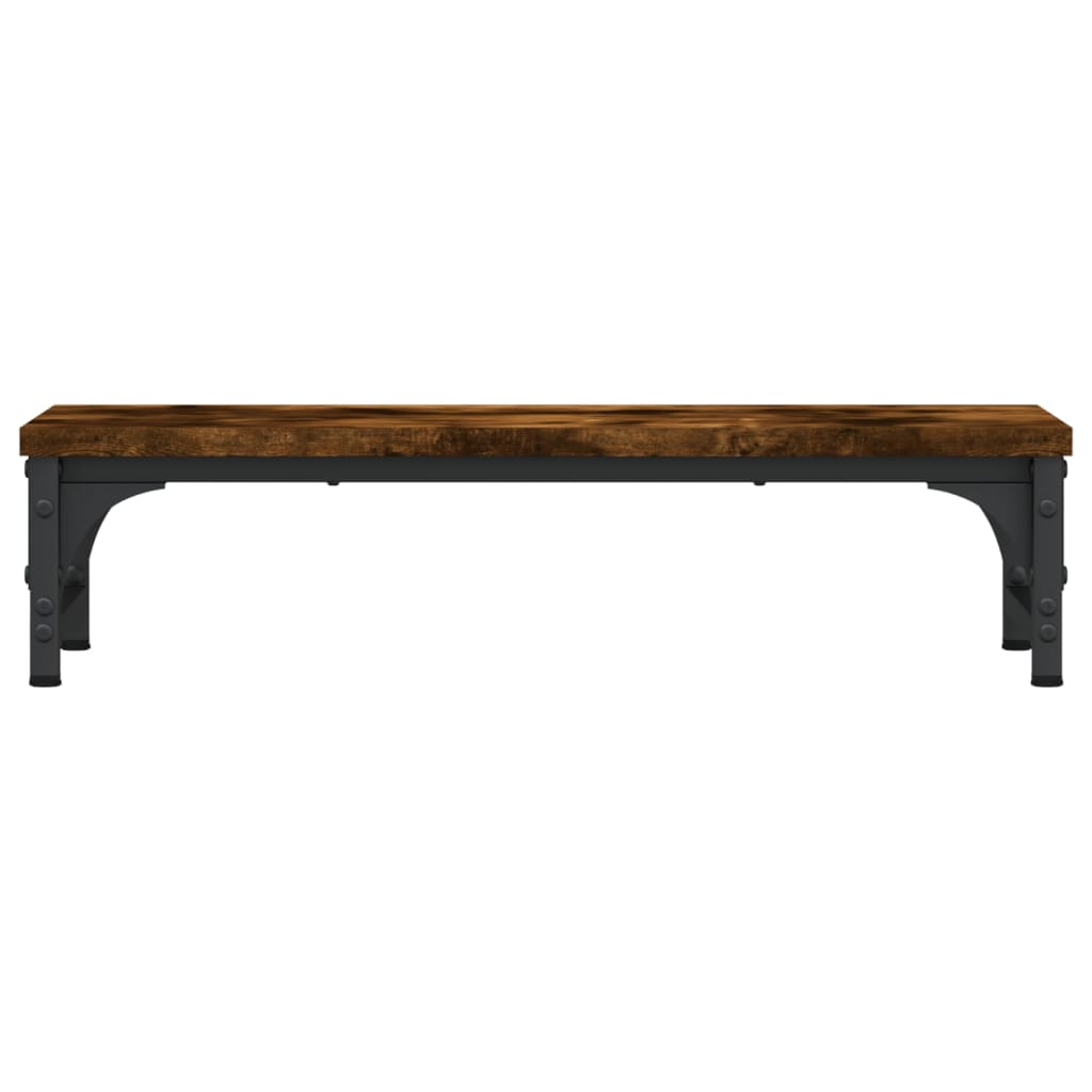 Stalak za monitor boja dimljenog hrasta 55 x 23 x 14 cm drveni