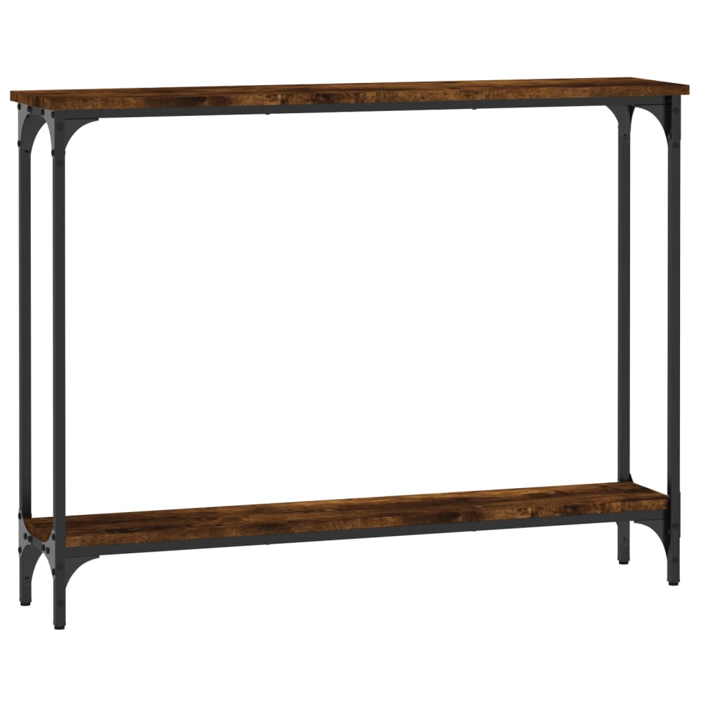 Konzolni stol boja hrasta 100 x 22,5 x 75 cm konstruirano drvo