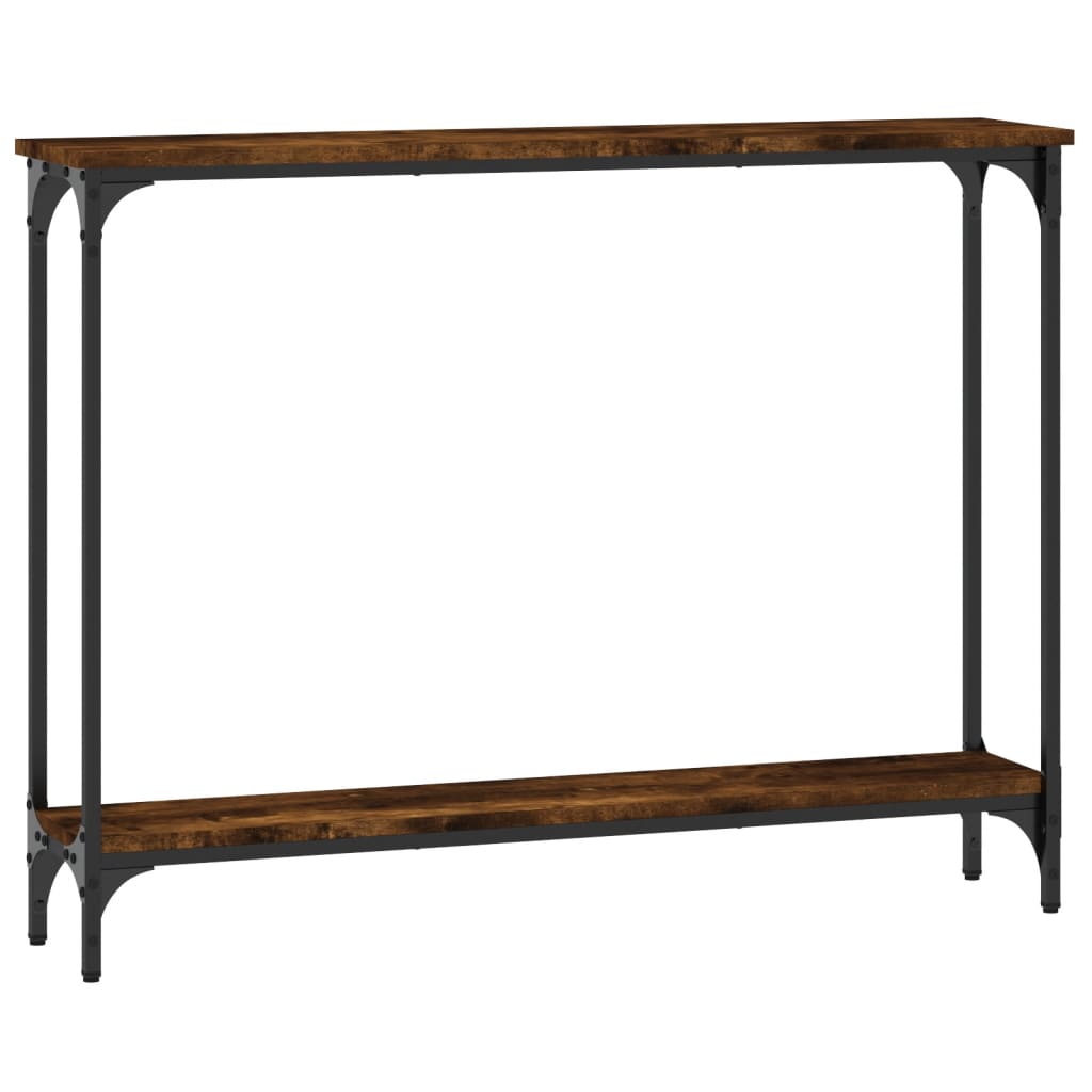 Konzolni stol boja hrasta 100 x 22,5 x 75 cm konstruirano drvo