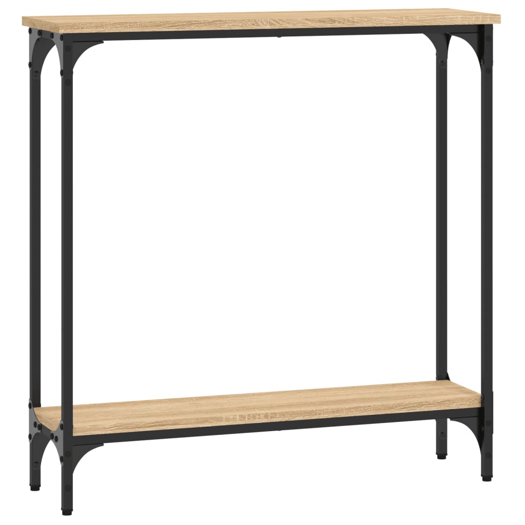 Konzolni stolić Sonoma hrast 75x22,5x75 cm Konstruirano drvo