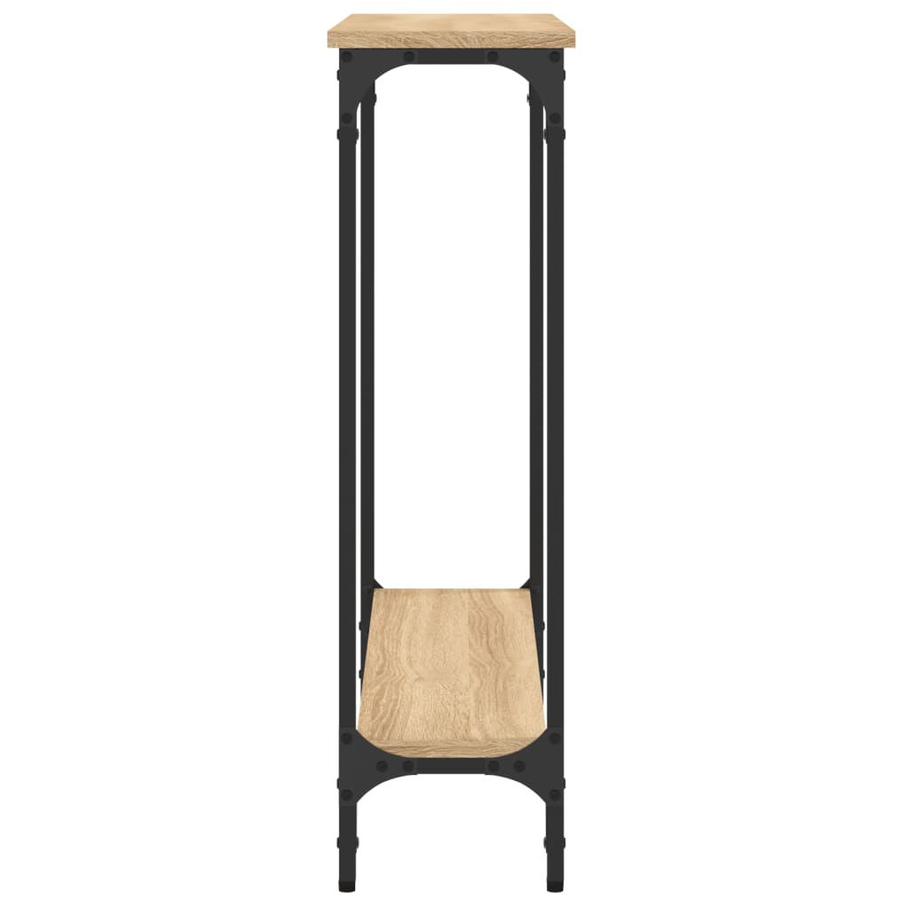 Konzolni stolić Sonoma hrast 75x22,5x75 cm Konstruirano drvo