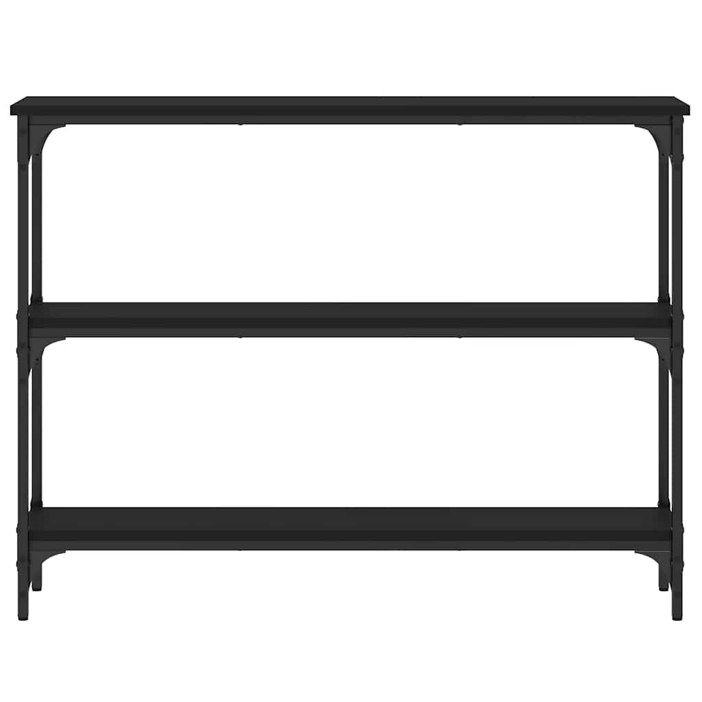 Konzolni stol crni 100 x 22,5 x 75 cm od konstruiranog drva