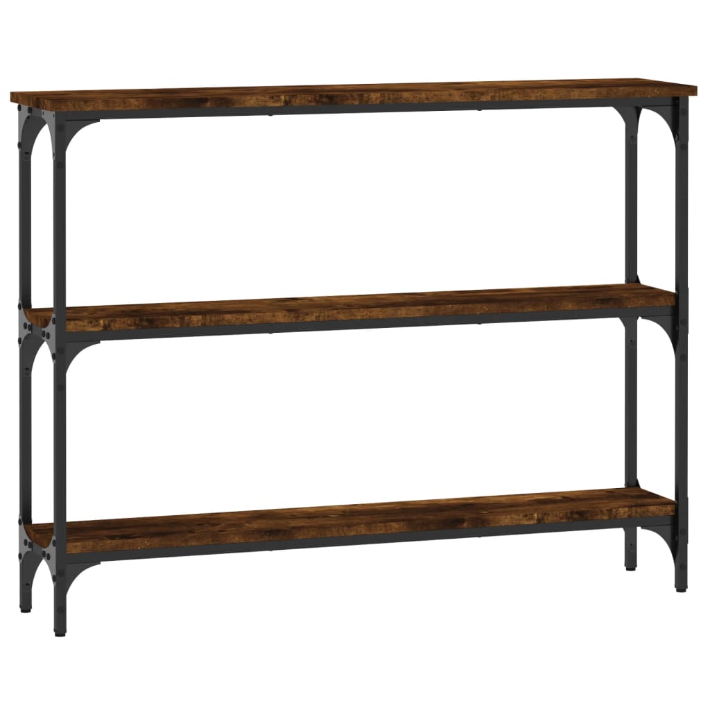 Konzolni stol boja hrasta 100 x 22,5 x 75 cm konstruirano drvo