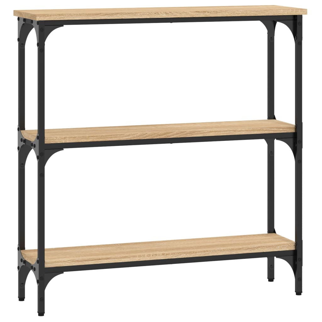 Konzolni stolić Sonoma hrast 75x22,5x75 cm Konstruirano drvo