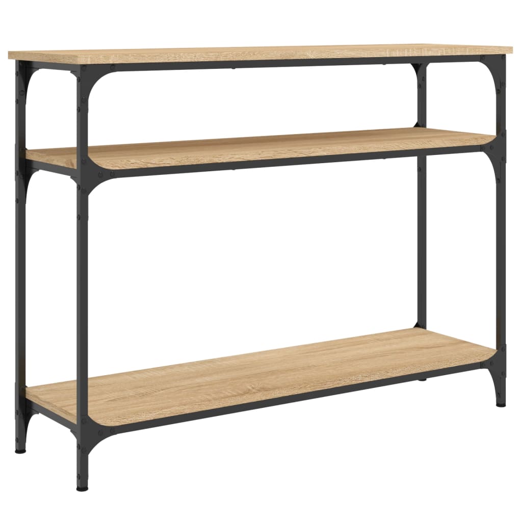 Konzolni stol boja hrasta sonome 100x29x75 cm konstruirano drvo