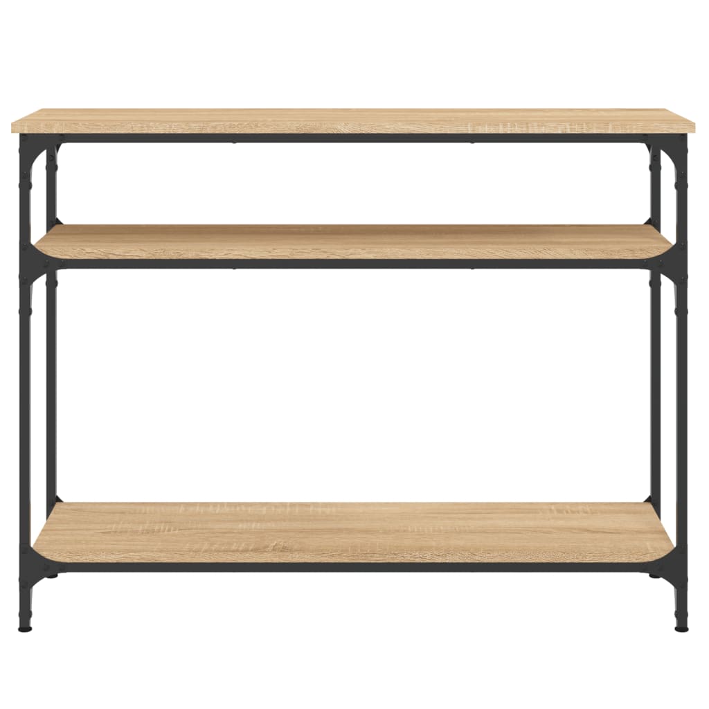 Konzolni stol boja hrasta sonome 100x29x75 cm konstruirano drvo