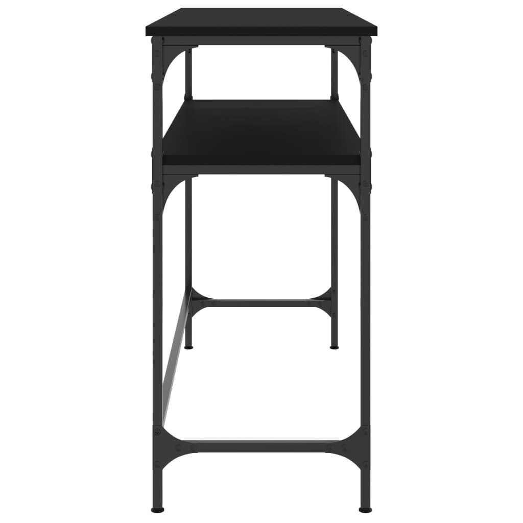 Konzolni stol crni 100 x 35,5 x 75 cm od konstruiranog drva