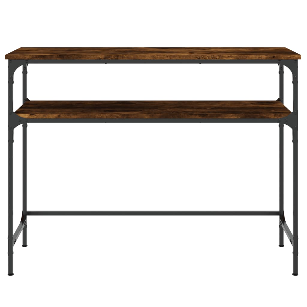 Konzolni stol boja hrasta 100 x 35,5 x 75 cm konstruirano drvo