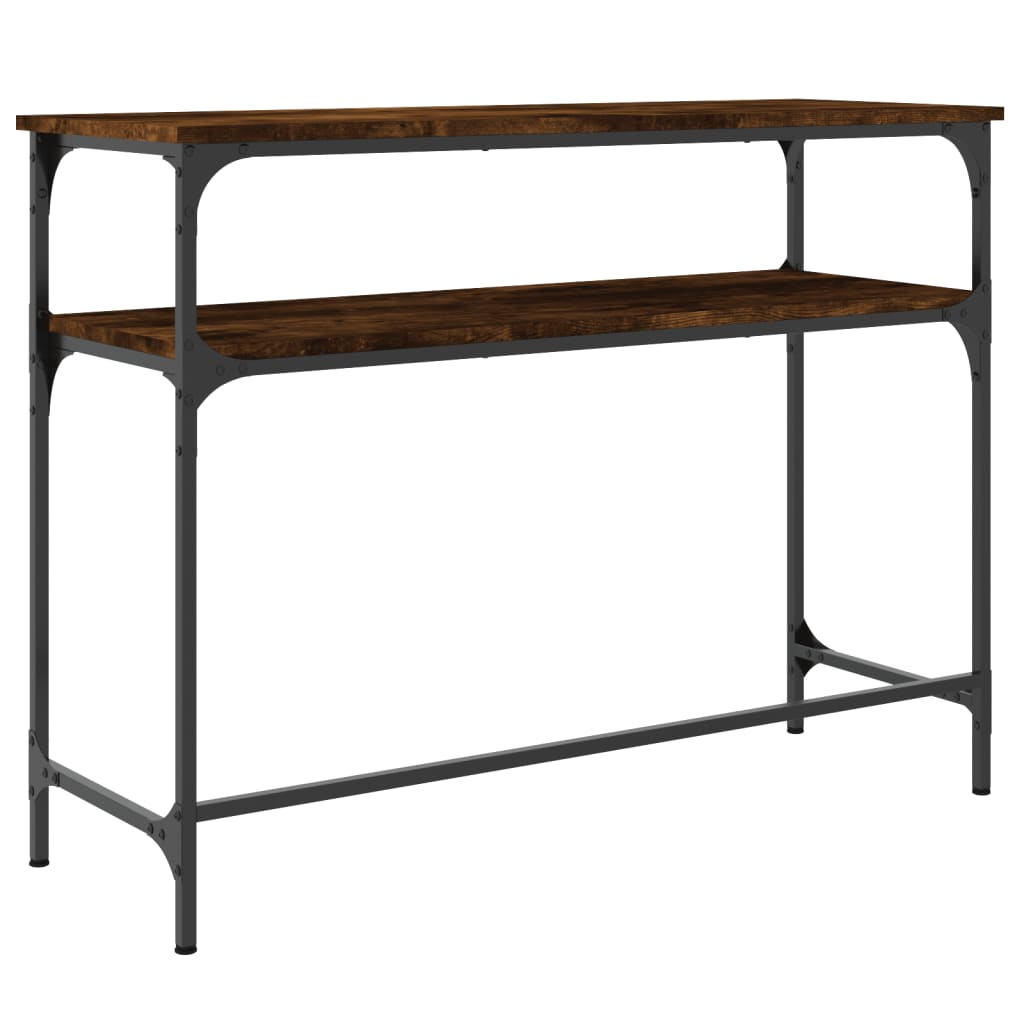 Konzolni stol boja hrasta 100 x 35,5 x 75 cm konstruirano drvo