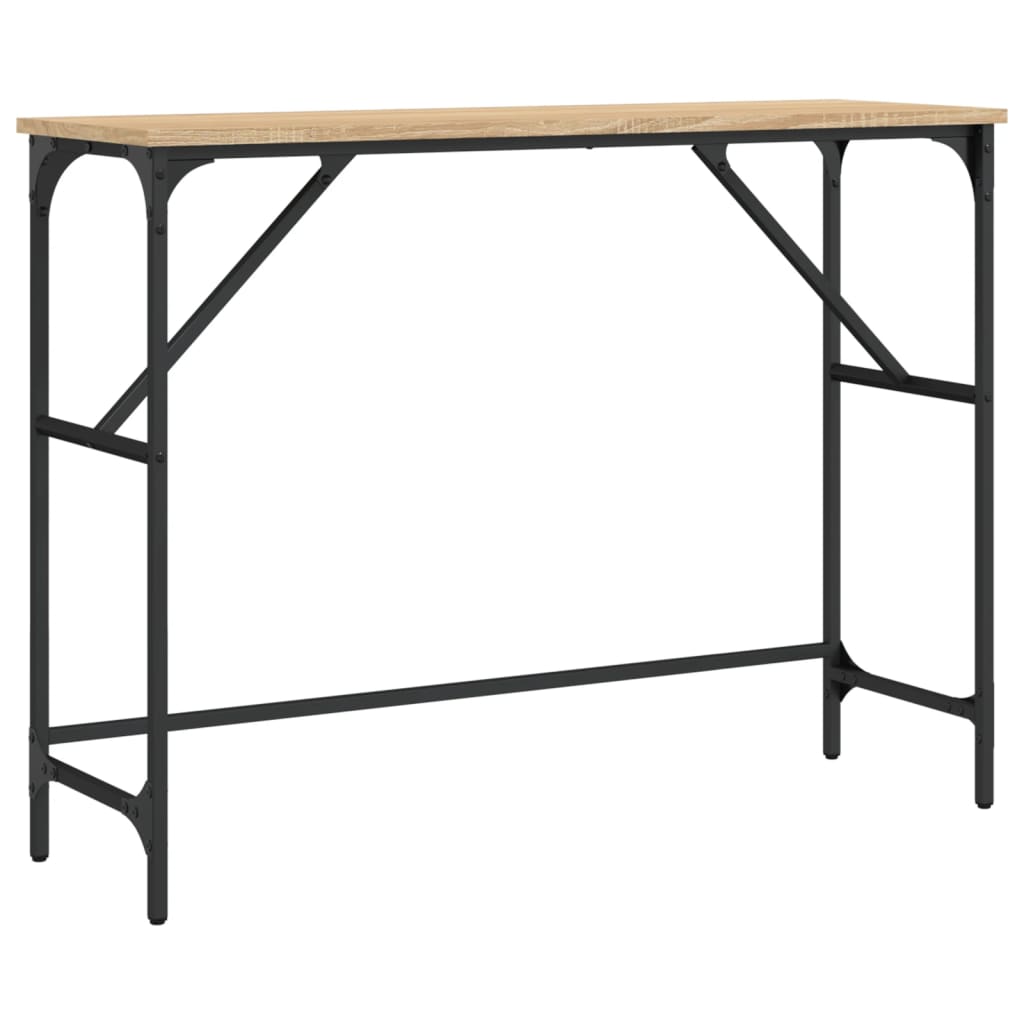 Konzolni stol boja hrasta sonome 100x32x75 cm konstruirano drvo