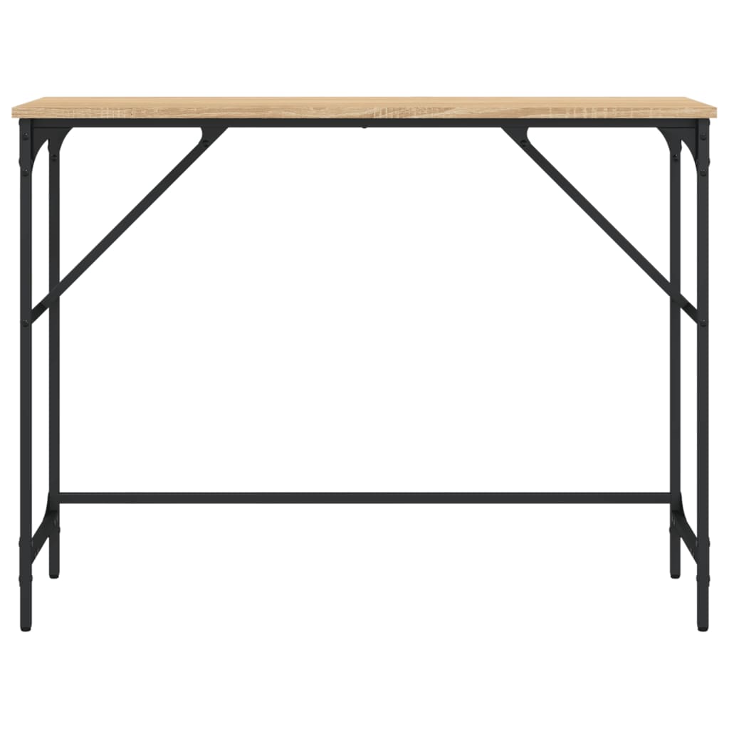 Konzolni stol boja hrasta sonome 100x32x75 cm konstruirano drvo