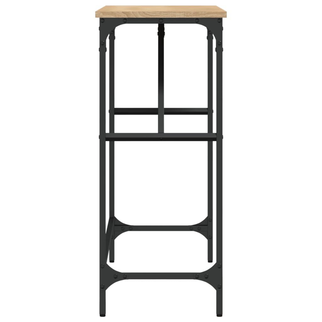 Konzolni stol boja hrasta sonome 100x32x75 cm konstruirano drvo