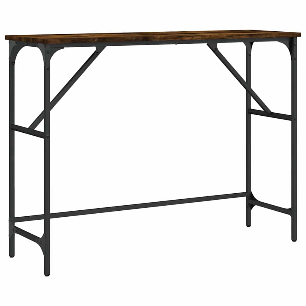 Konzolni stol boja hrasta 100x32x75 cm od konstruiranog drva