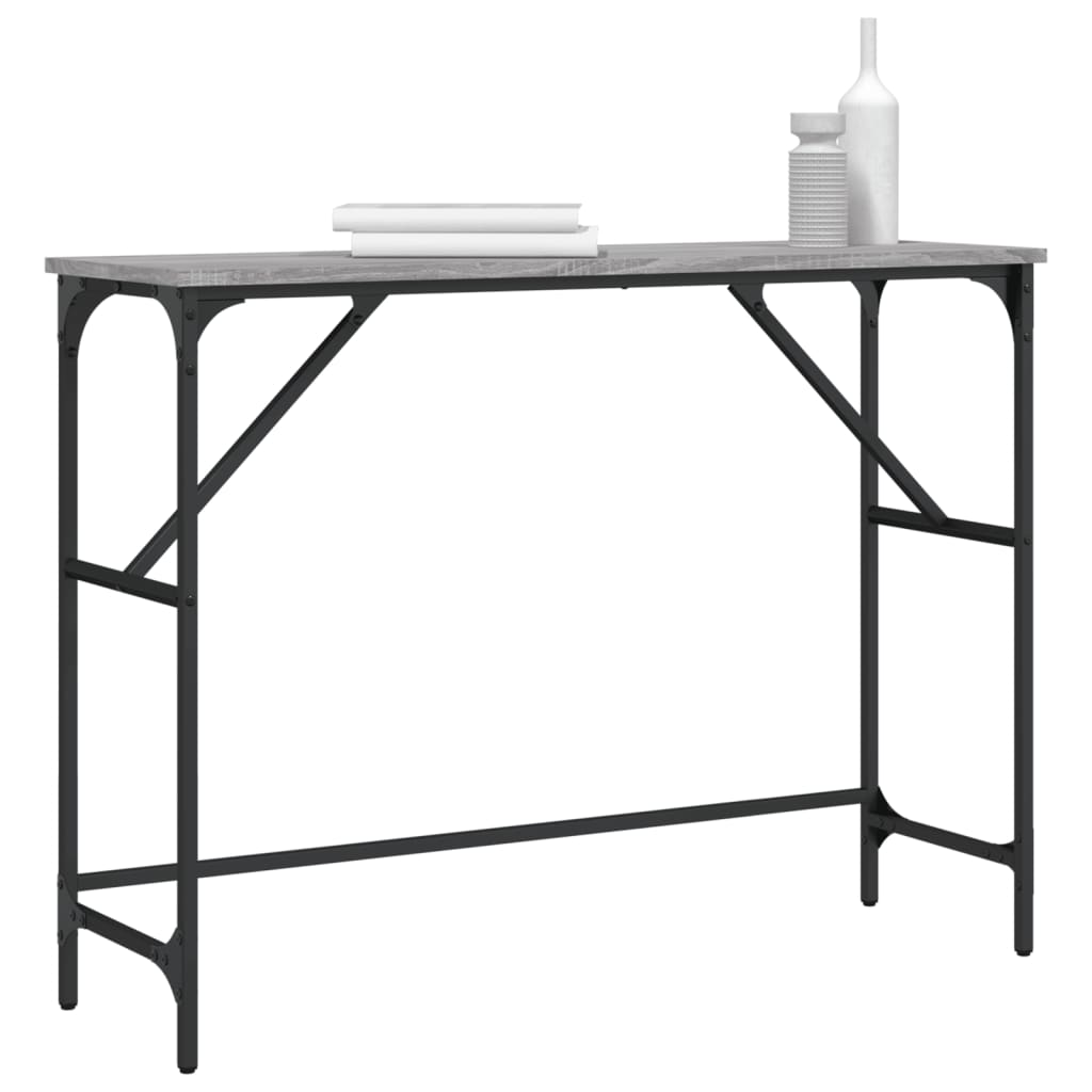 Konzolni stol boja hrasta sonome 100x32x75 cm konstruirano drvo