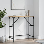 Konzolni stol boja hrasta 75 x 32 x 75 cm konstruirano drvo