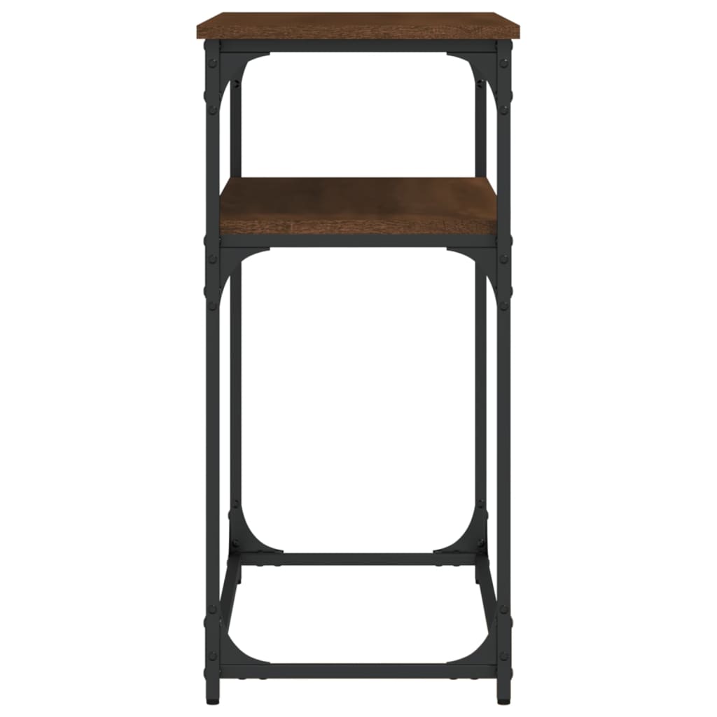 Konzolni stol boja hrasta 100 x 35,5 x 75 cm konstruirano drvo