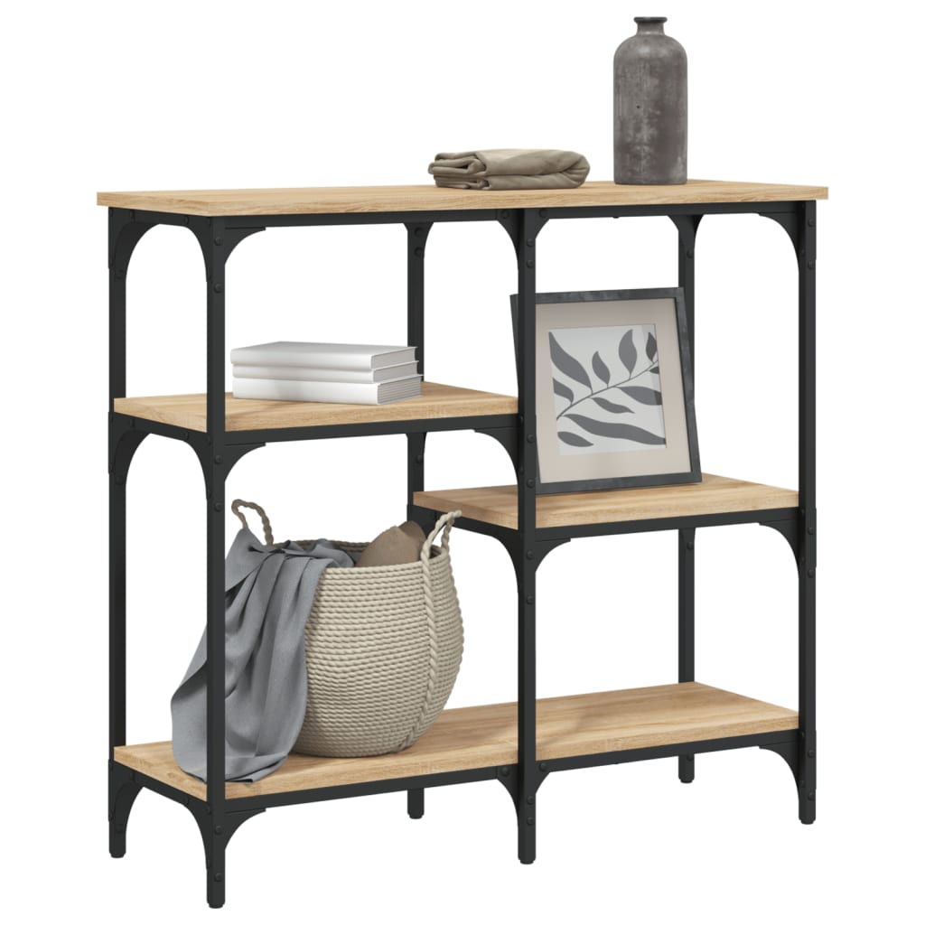 Konzolni stolić Sonoma hrast 80x29x75 cm Konstruirano drvo