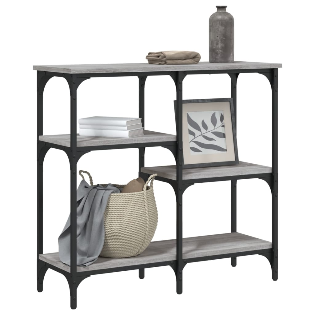 Konzolni stol boja hrasta sonome 80x29x75 cm konstruirano drvo