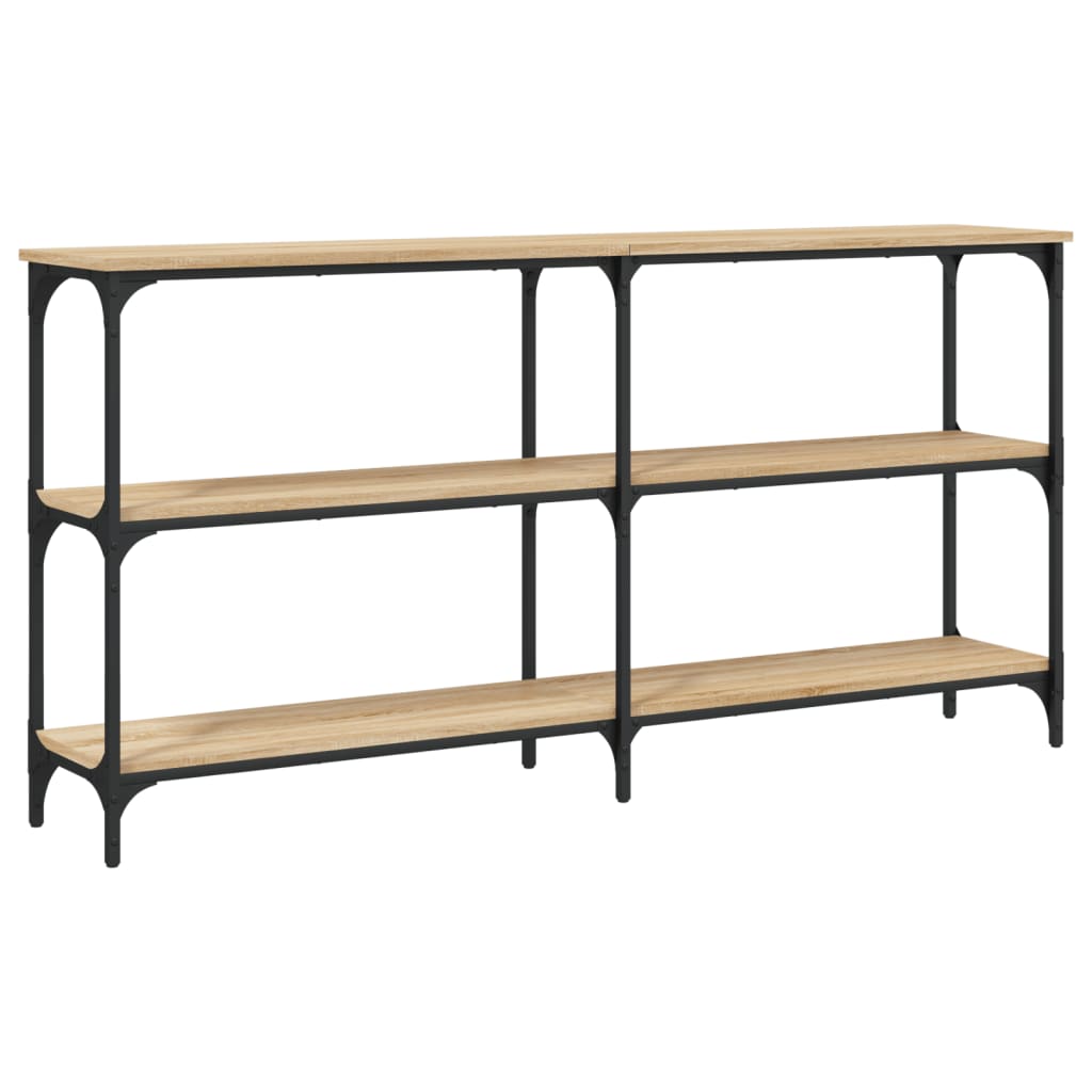 Konzolni stol boja hrasta sonome 150x29x75 cm konstruirano drvo