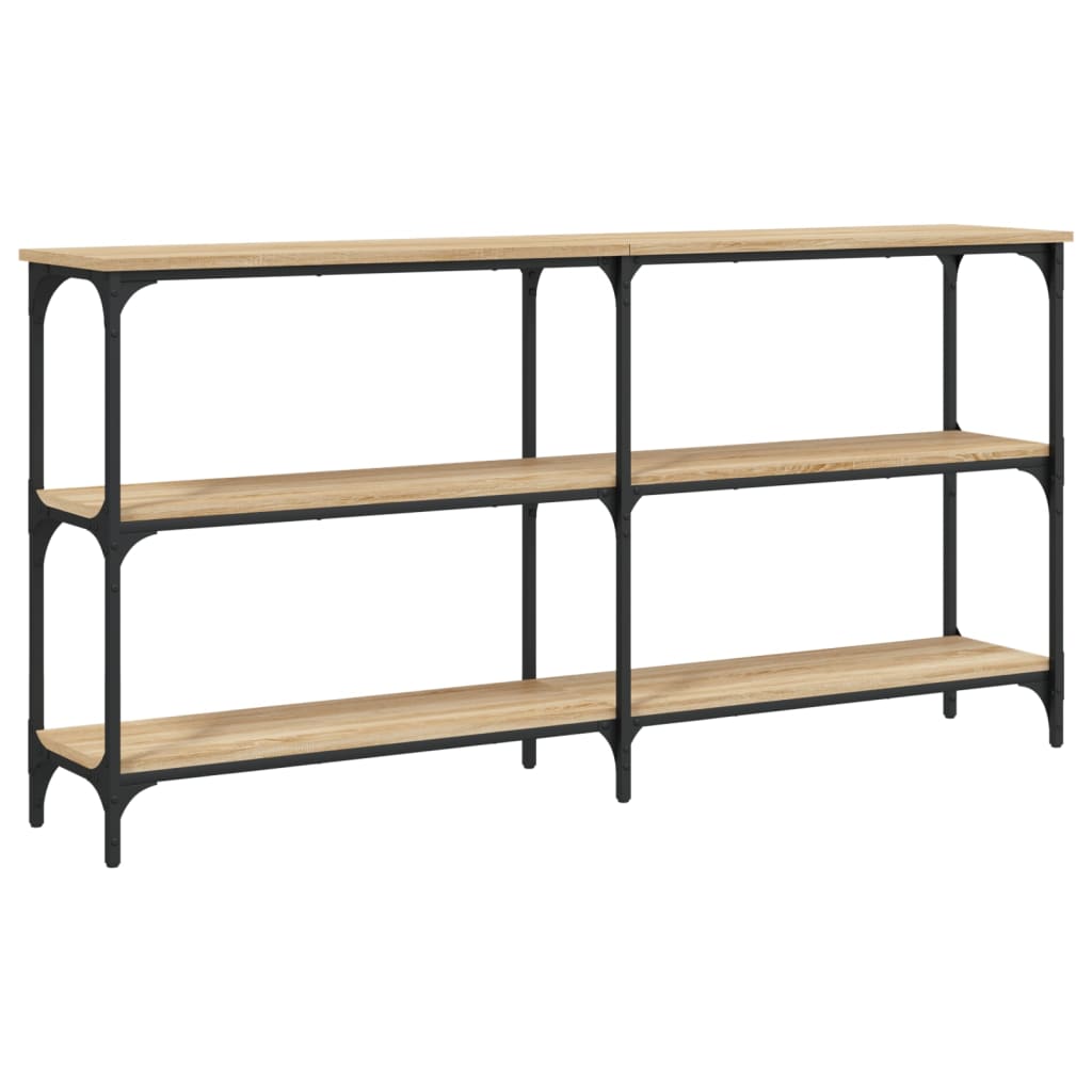 Konzolni stol boja hrasta sonome 150x29x75 cm konstruirano drvo