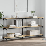 Konzolni stol boja hrasta sonome 150x29x75 cm konstruirano drvo