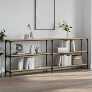 Konzolni stolić Sonoma hrast 200x29x75 cm Konstruirano drvo