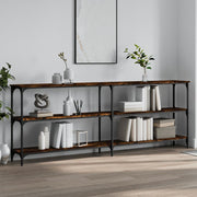 Konzolni stol boja hrasta 200x29x75 cm od konstruiranog drva