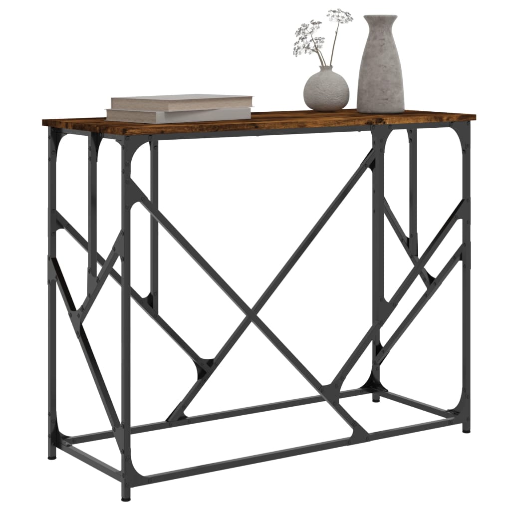 Konzolni stol boja hrasta 100x40x80 cm od konstruiranog drva