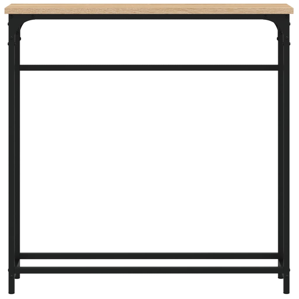 Konzolni stolić Sonoma hrast 75x19,5x75 cm Konstruirano drvo