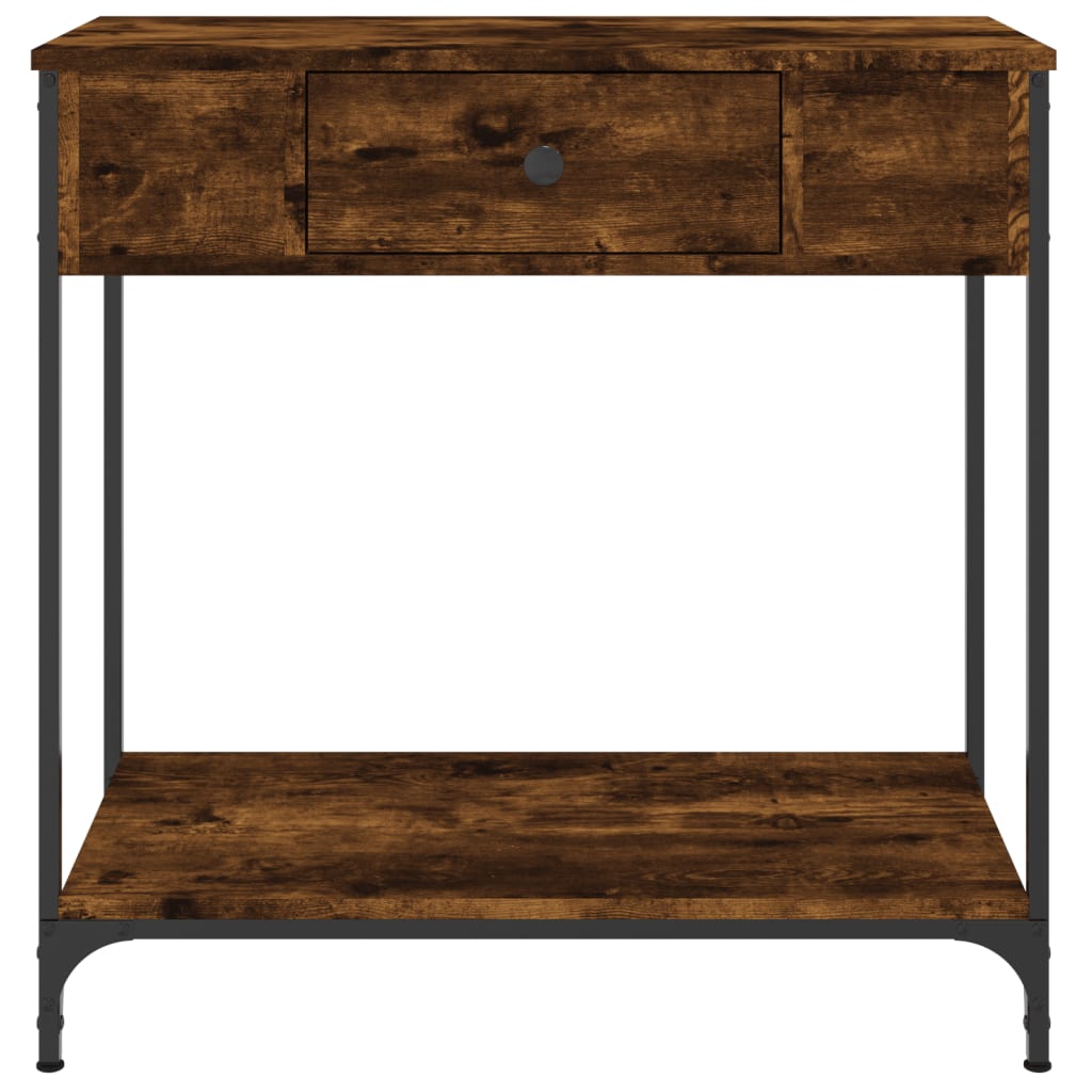 Konzolni stol boja hrasta 75 x 34,5 x 75 cm konstruirano drvo