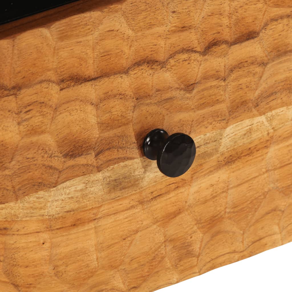 Noćni ormarić 40 x 33 x 46 cm od masivnog bagremovog drva
